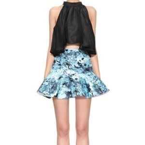 Better off alone frost print skirt